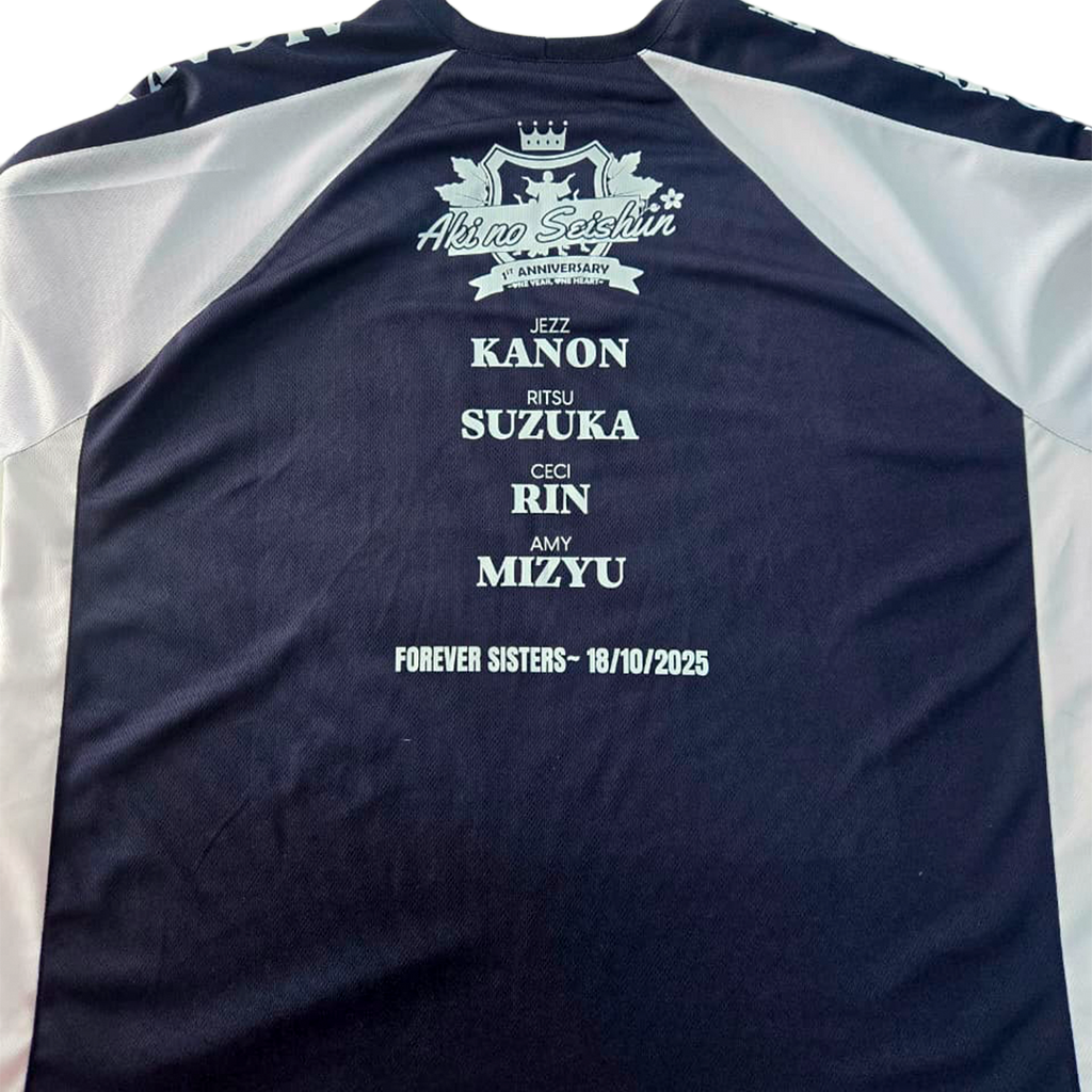 Playera Deportiva AKI  NO SEISHUN -BLUE-