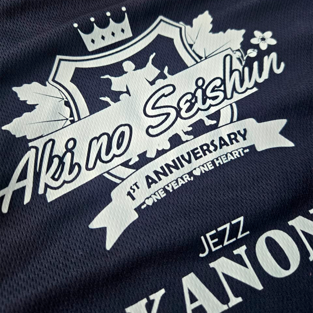 Playera Deportiva AKI  NO SEISHUN -BLUE-